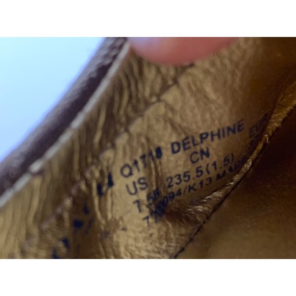 Coach Delphine Brown Signature Canvas Ballet Flats Size 7.5 7510 GUC Shoes - Picture 3 of 11